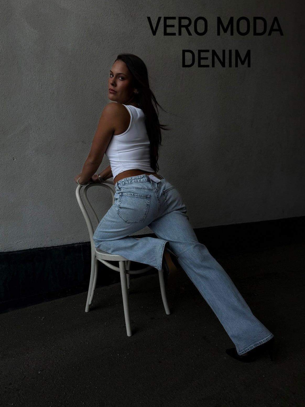 VMTESSA Jeans - Light Blue Denim